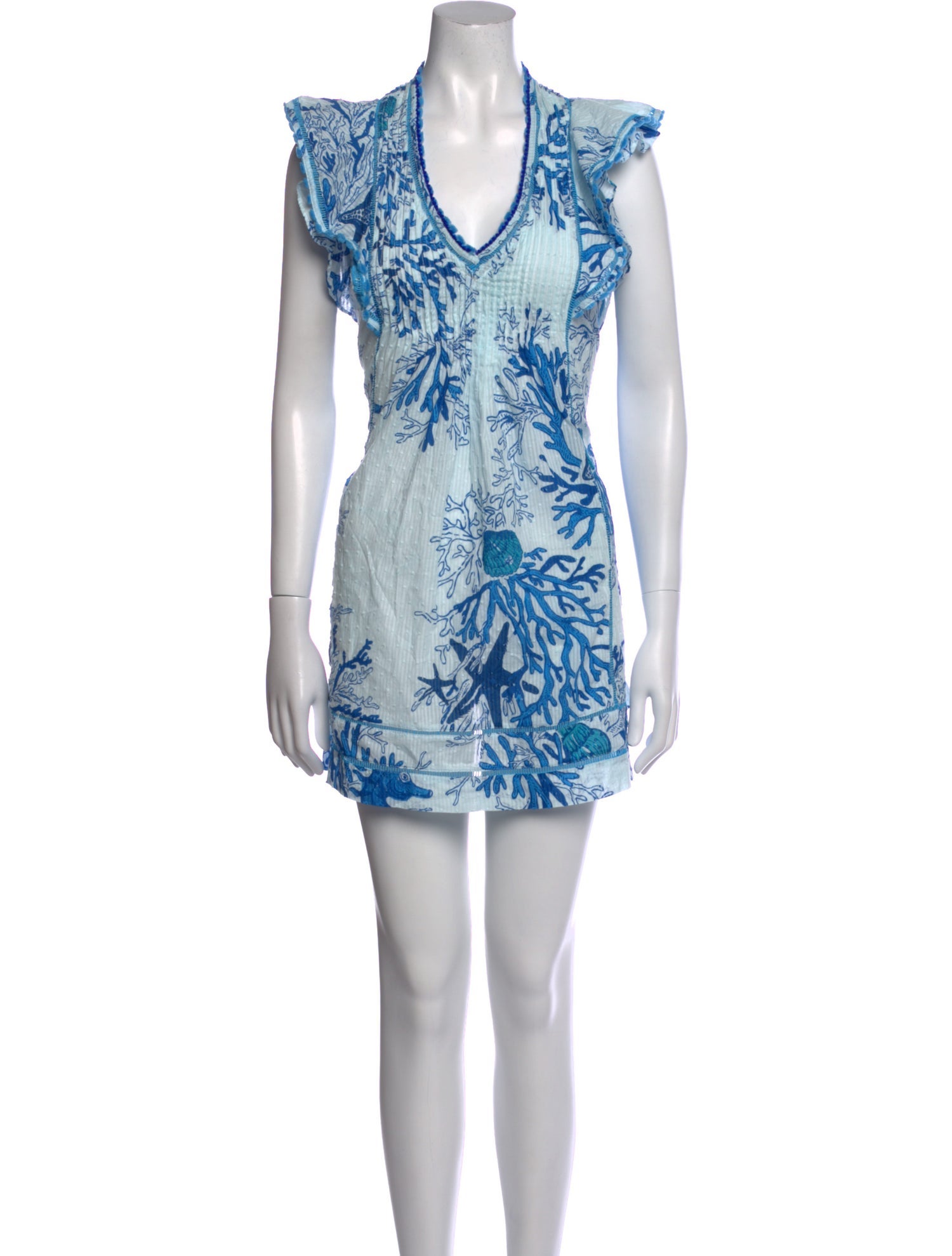 Poupette St Barth Printed Mini Dress