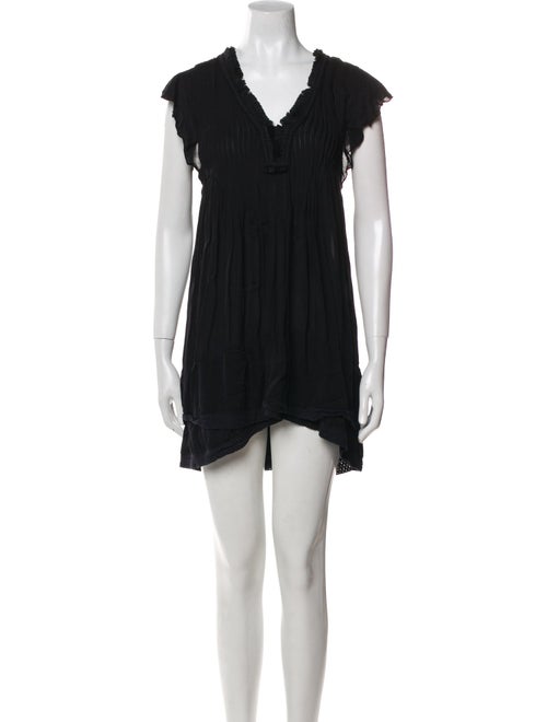 Poupette St Barth Ruffle Embellishment Cover-Up