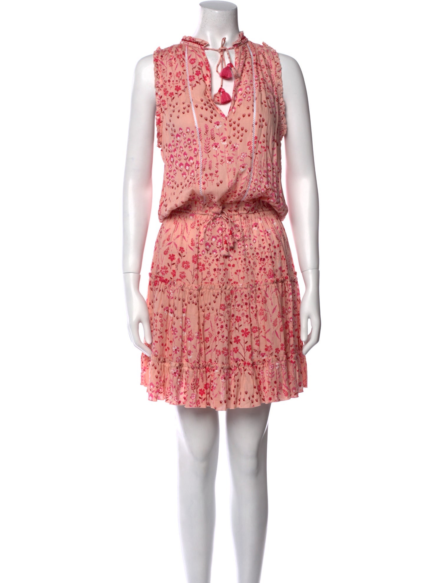 Poupette St Barth Printed Mini Dress w/ Tags