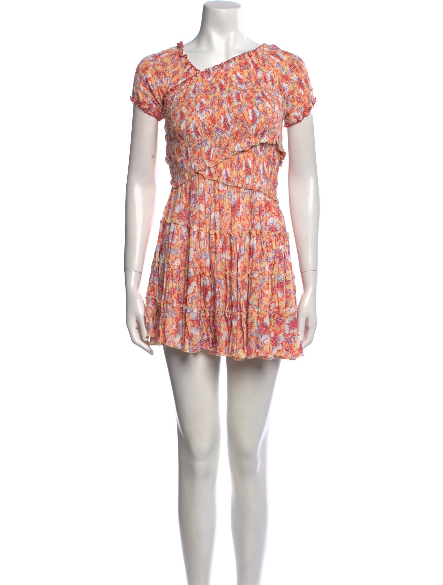 Poupette St Barth Floral Print Mini Dress
