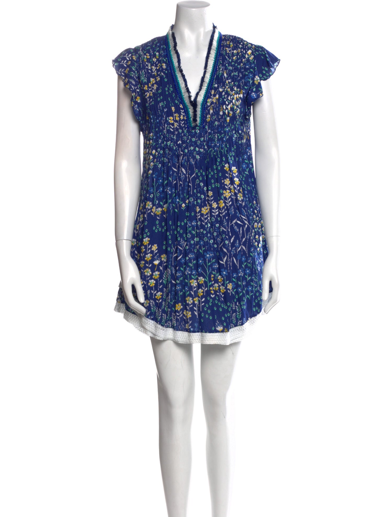 Poupette St Barth Floral Print Mini Dress