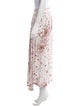 Poupette St Barth Floral Print Midi Length Skirt