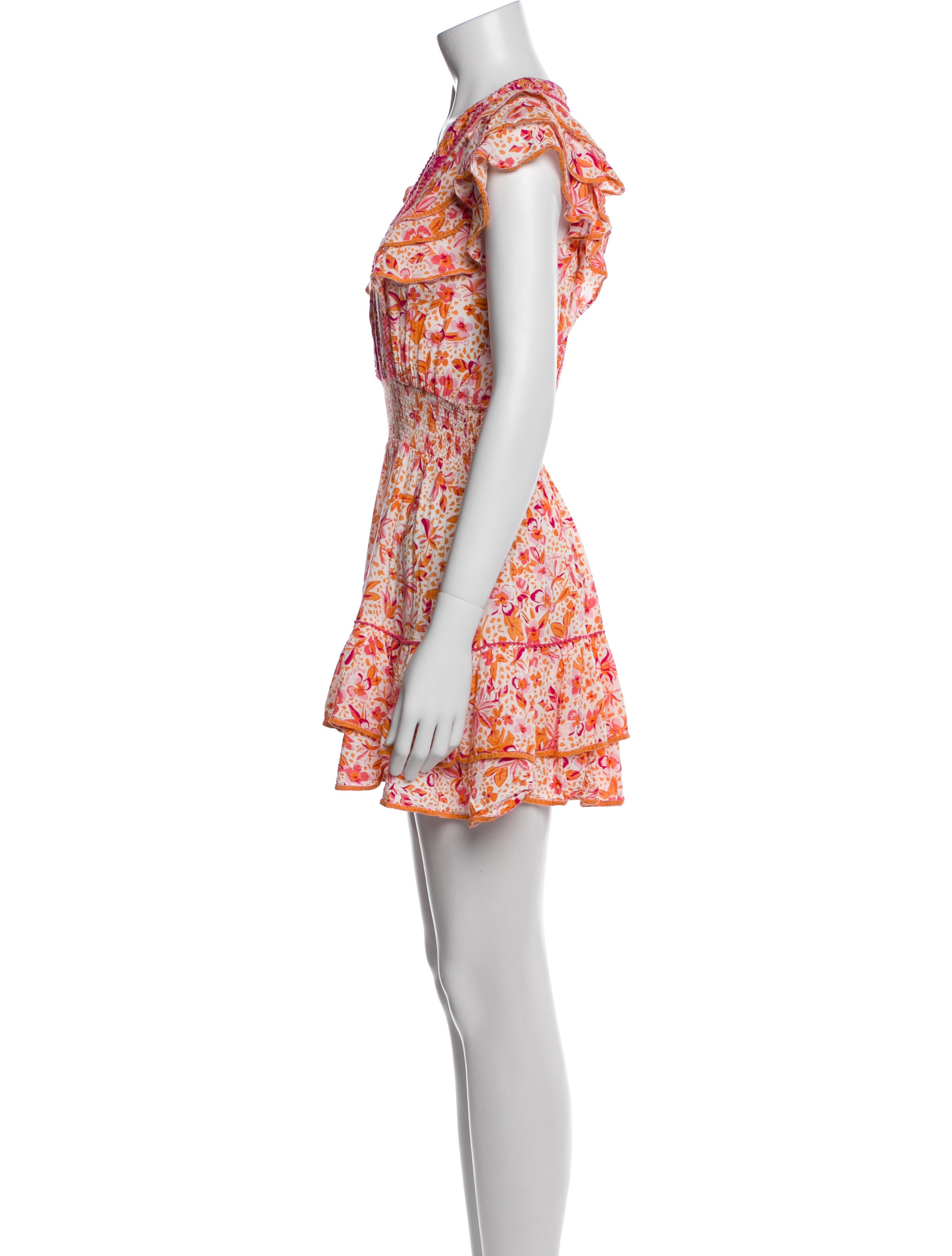 Poupette St Barth Floral Print Mini Dress