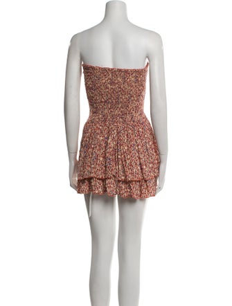 Poupette St Barth Printed Mini Dress