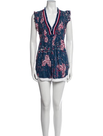 Poupette St Barth Printed Mini Dress