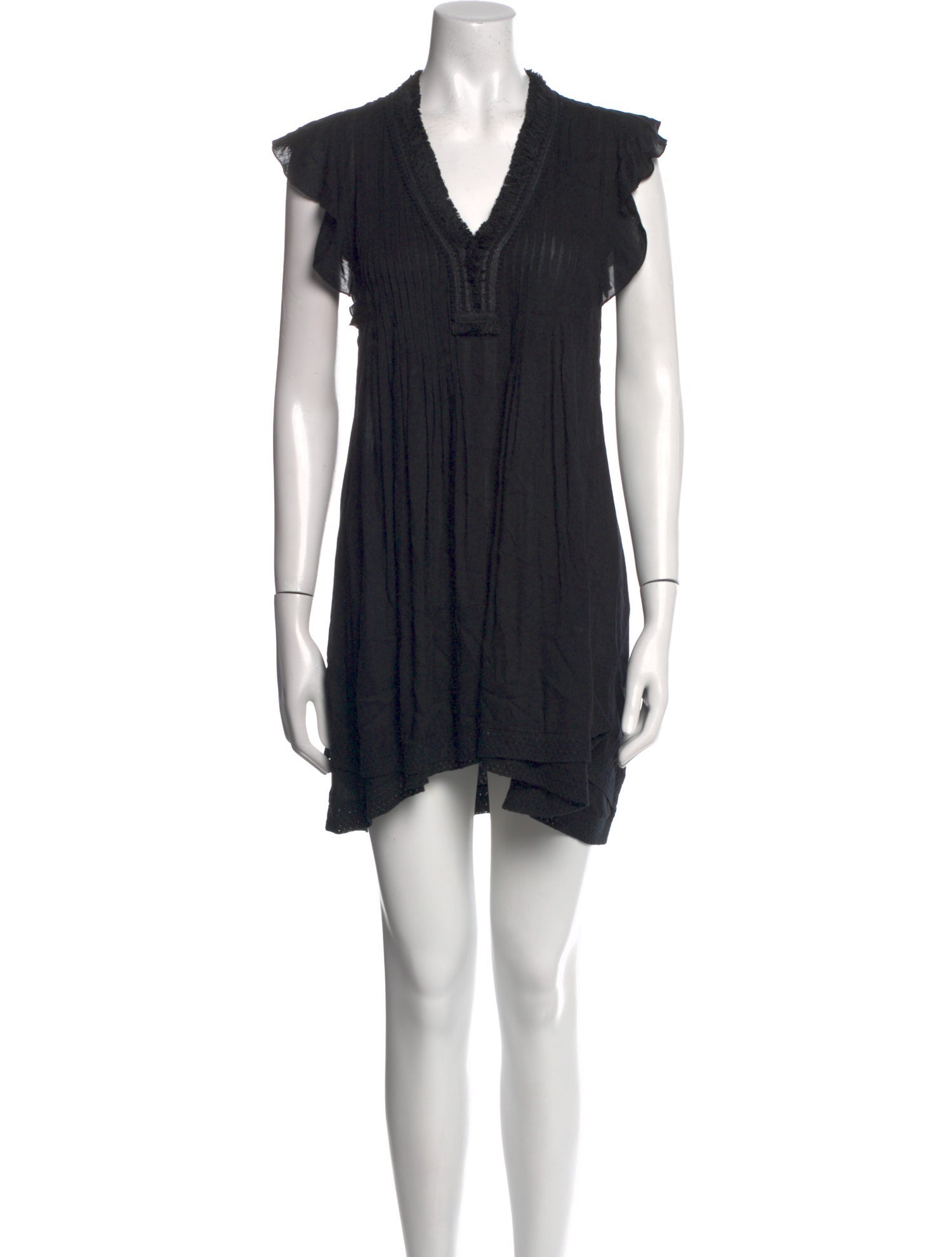 Poupette St Barth V-Neck Mini Dress