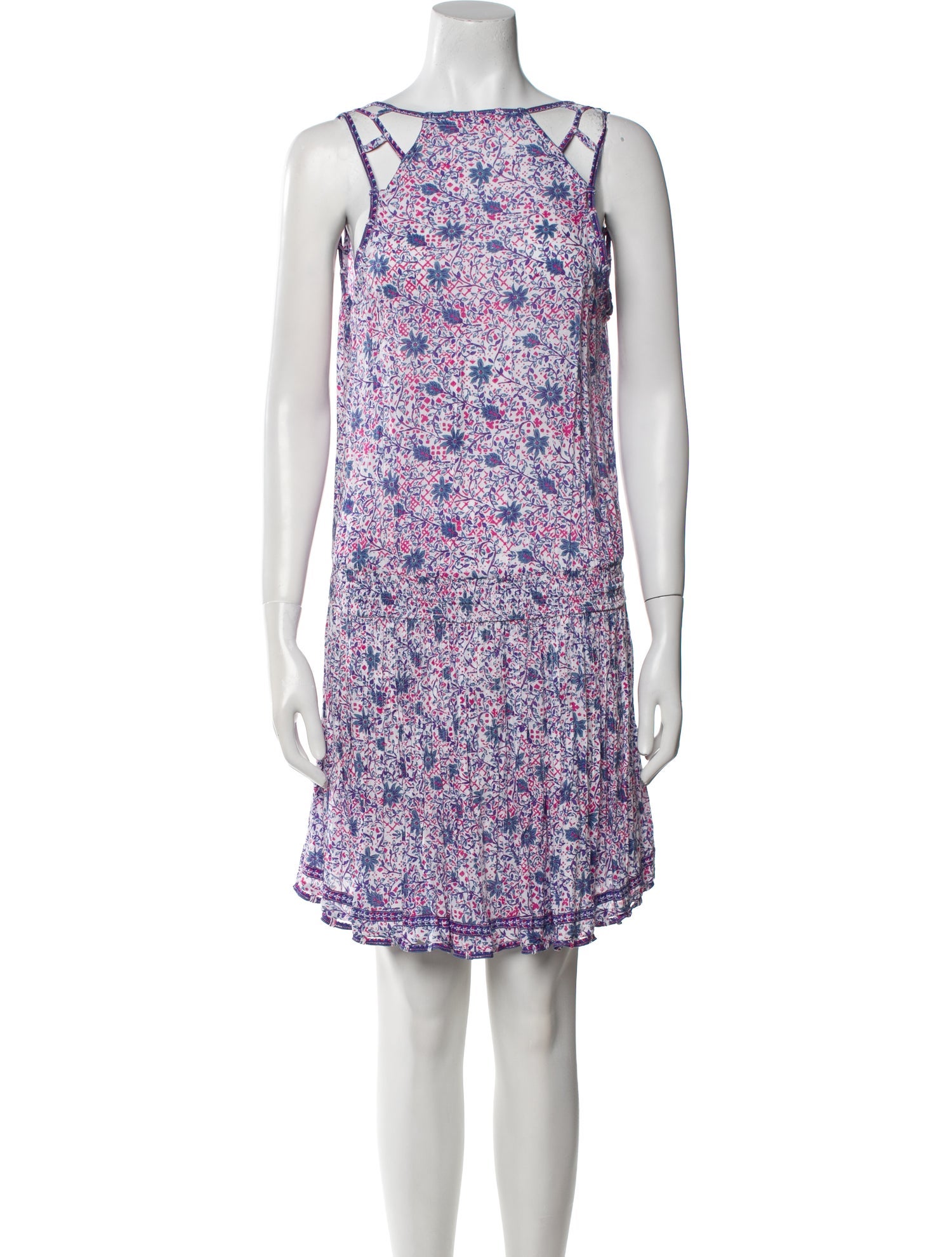 Poupette St Barth Floral Print Mini Dress