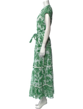 Poupette St Barth Printed Long Dress