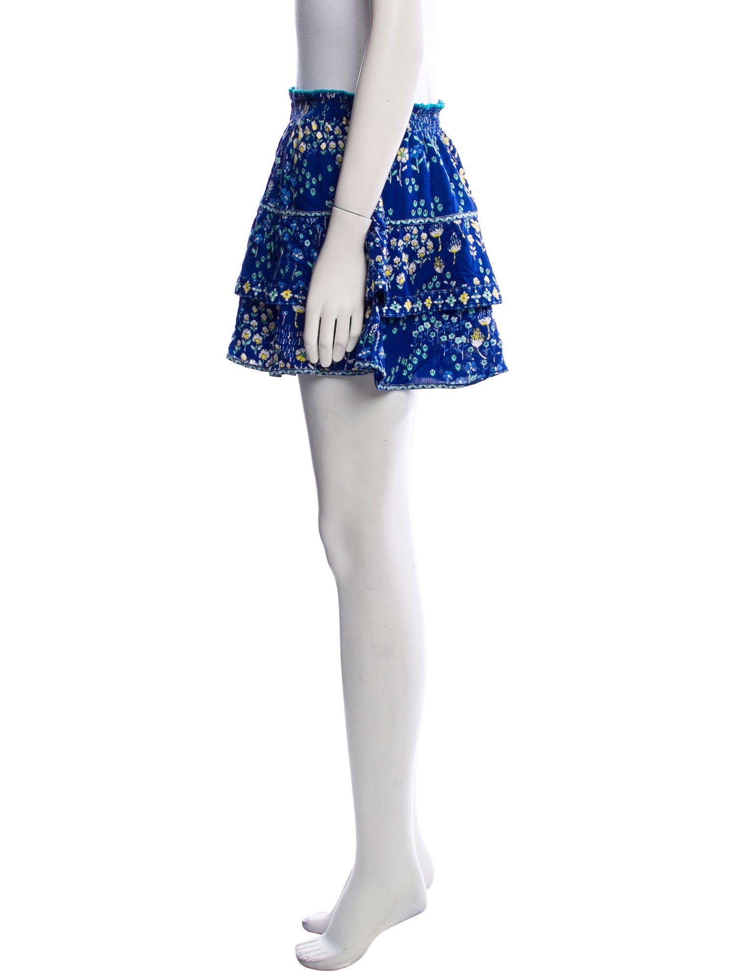 Poupette St Barth Floral Print Mini Skirt