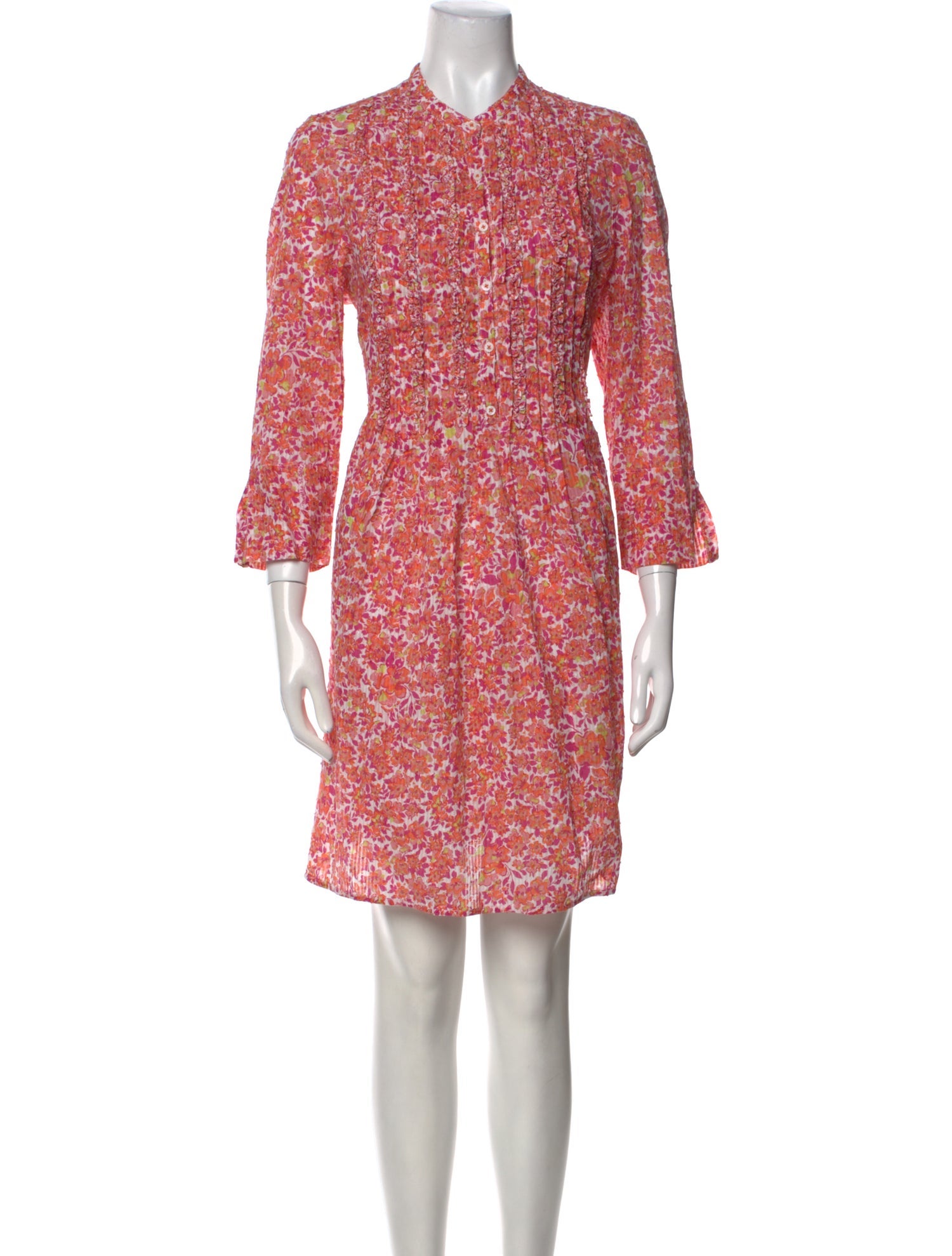 Poupette St Barth Floral Print Knee-Length Dress w/ Tags