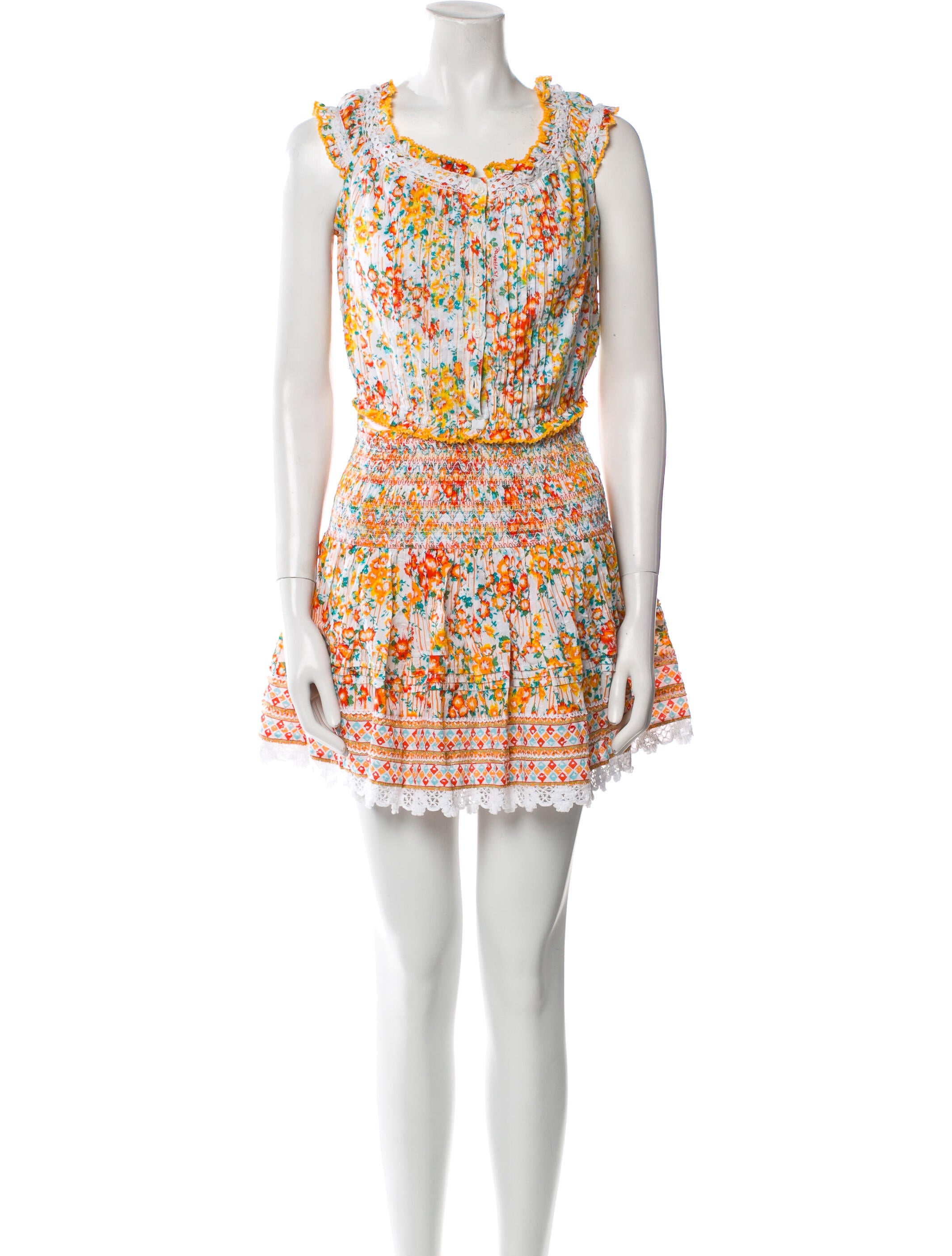 Poupette St Barth Floral Print Skirt Set w/ Tags