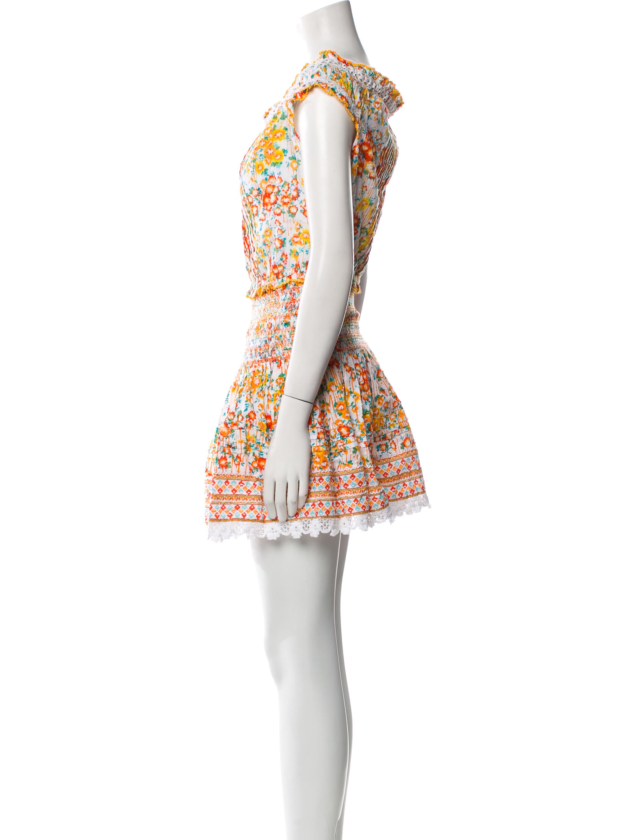 Poupette St Barth Floral Print Skirt Set w/ Tags