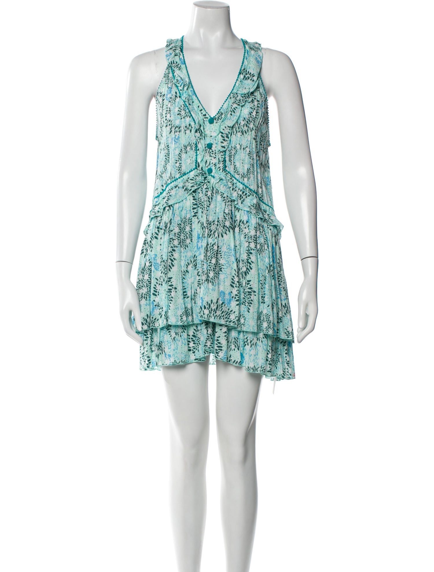 Poupette St Barth Printed Mini Dress