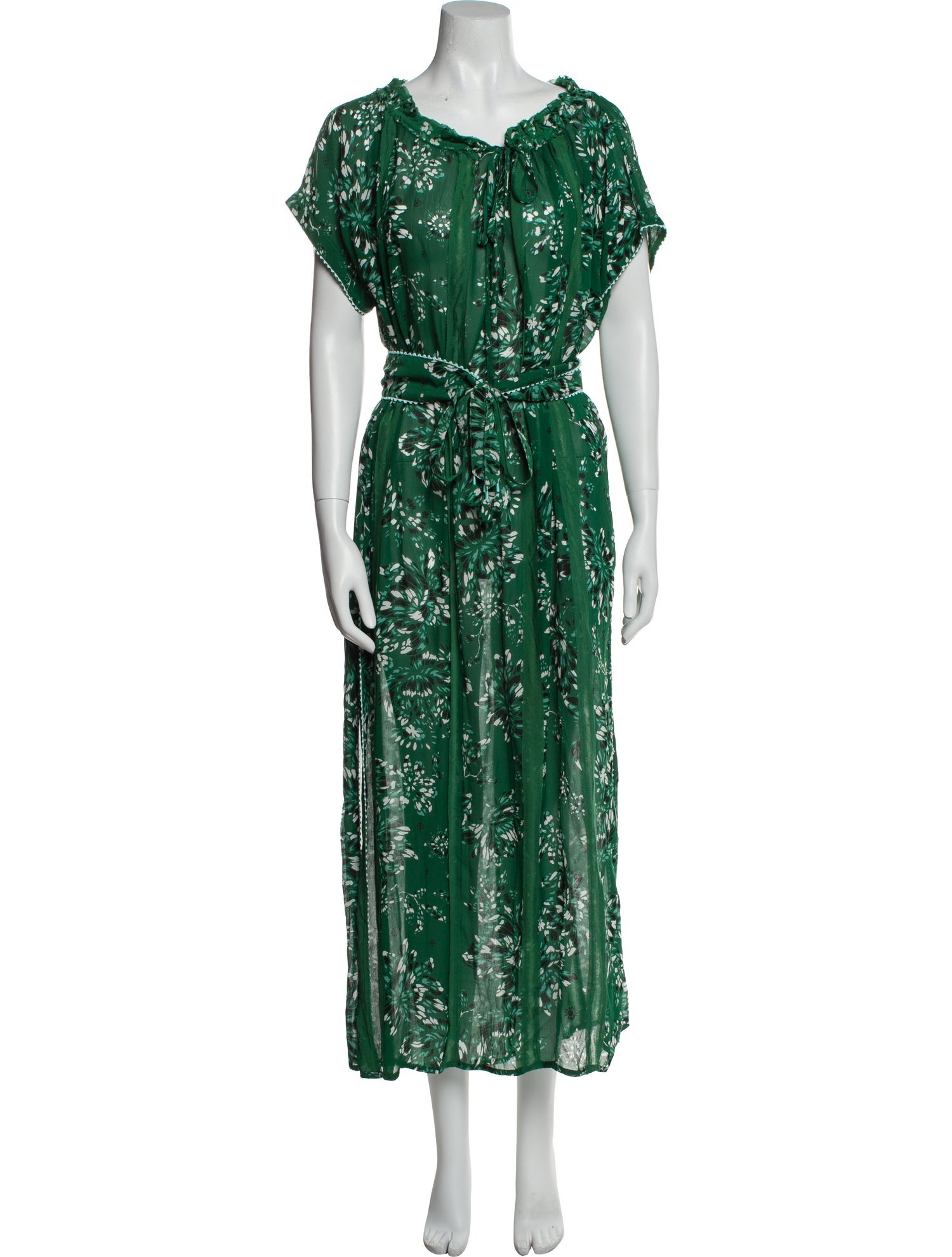 Poupette St Barth Floral Print Long Dress