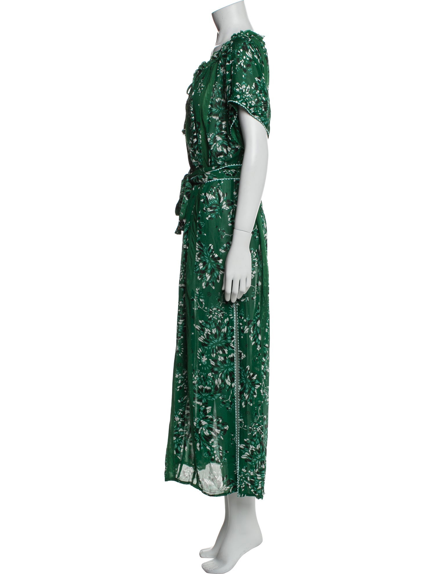 Poupette St Barth Floral Print Long Dress