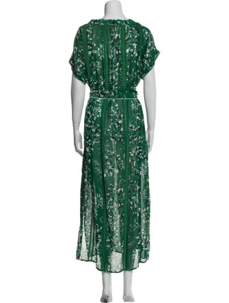 Poupette St Barth Floral Print Long Dress