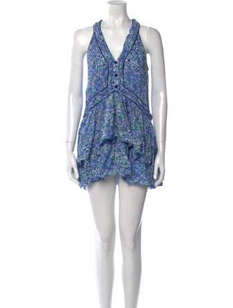 Poupette St Barth Printed Mini Dress