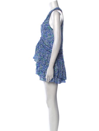Poupette St Barth Printed Mini Dress