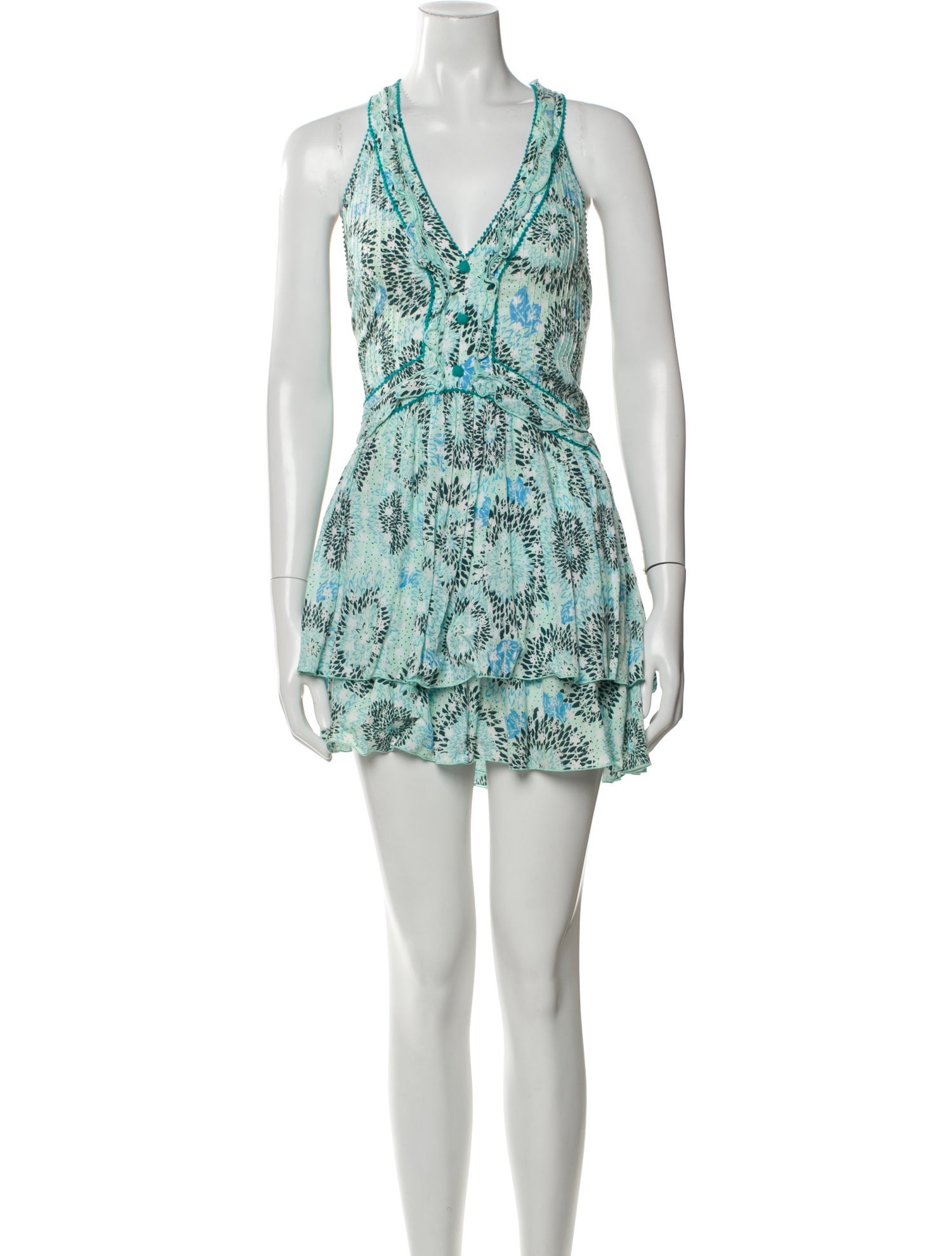 Poupette St Barth Printed Mini Dress