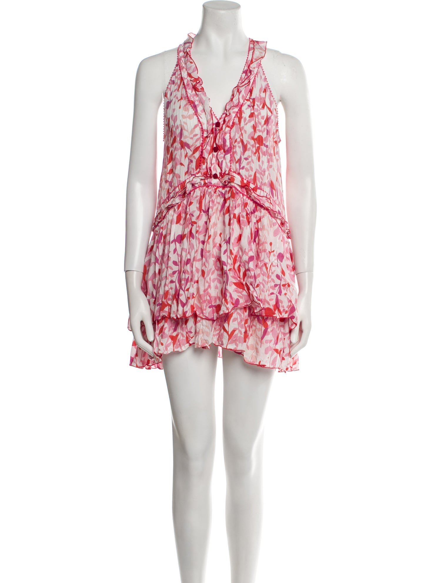 Poupette St Barth Printed Mini Dress