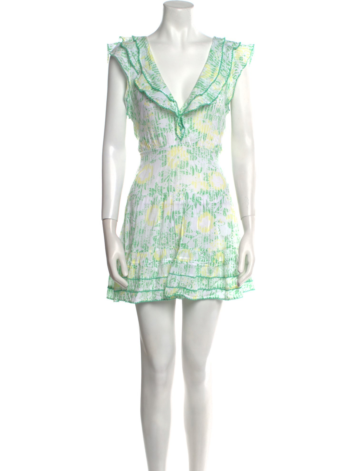 Poupette St Barth Printed Mini Dress