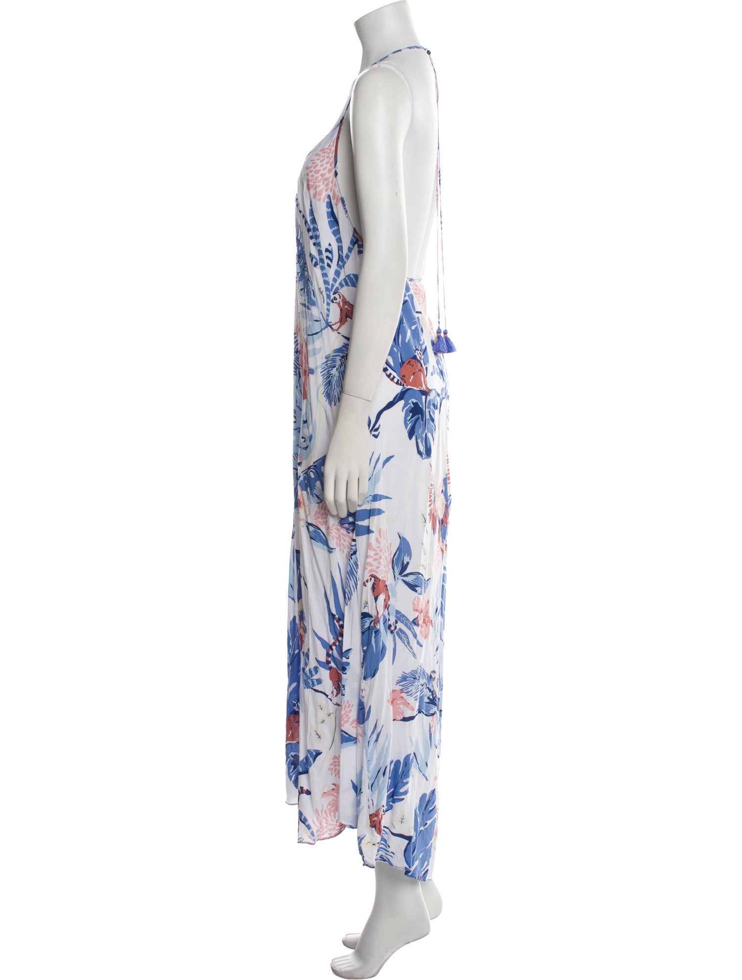 Poupette St Barth Floral Print Long Dress