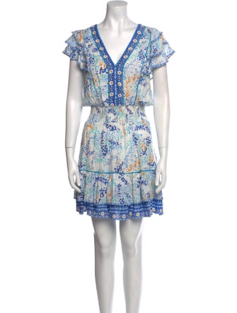 Poupette St Barth Printed Mini Dress