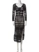 Poupette St Barth Lace Pattern Long Dress