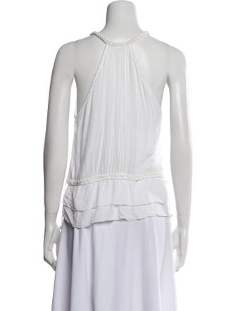 Poupette St Barth V-Neck Sleeveless Top