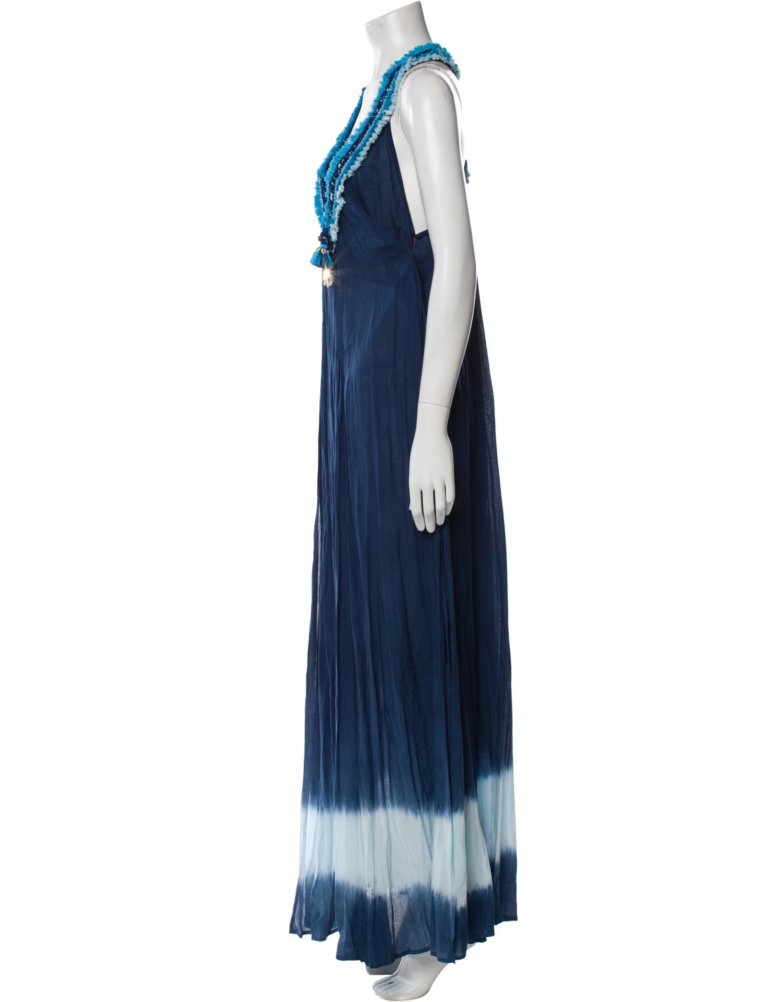 Poupette St Barth Tie-Dye Print Long Dress w/ Tags