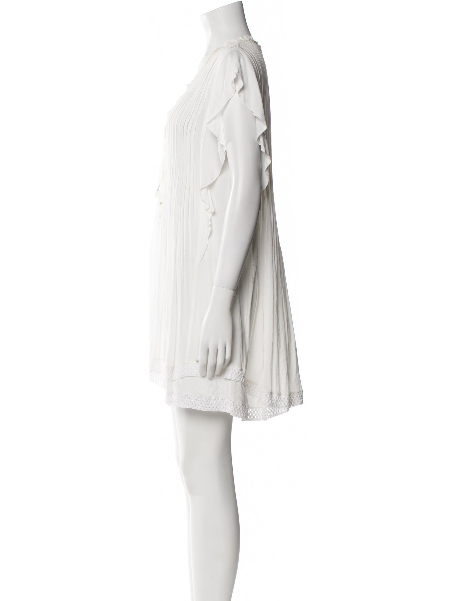 Poupette St Barth V-Neck Mini Dress