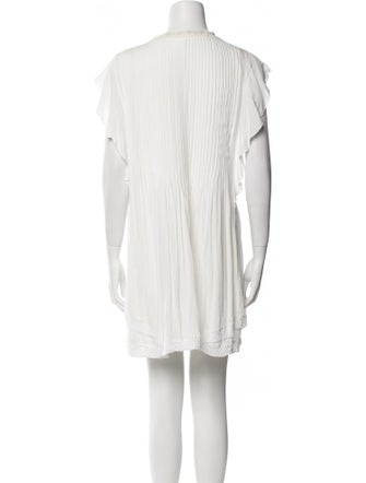 Poupette St Barth V-Neck Mini Dress