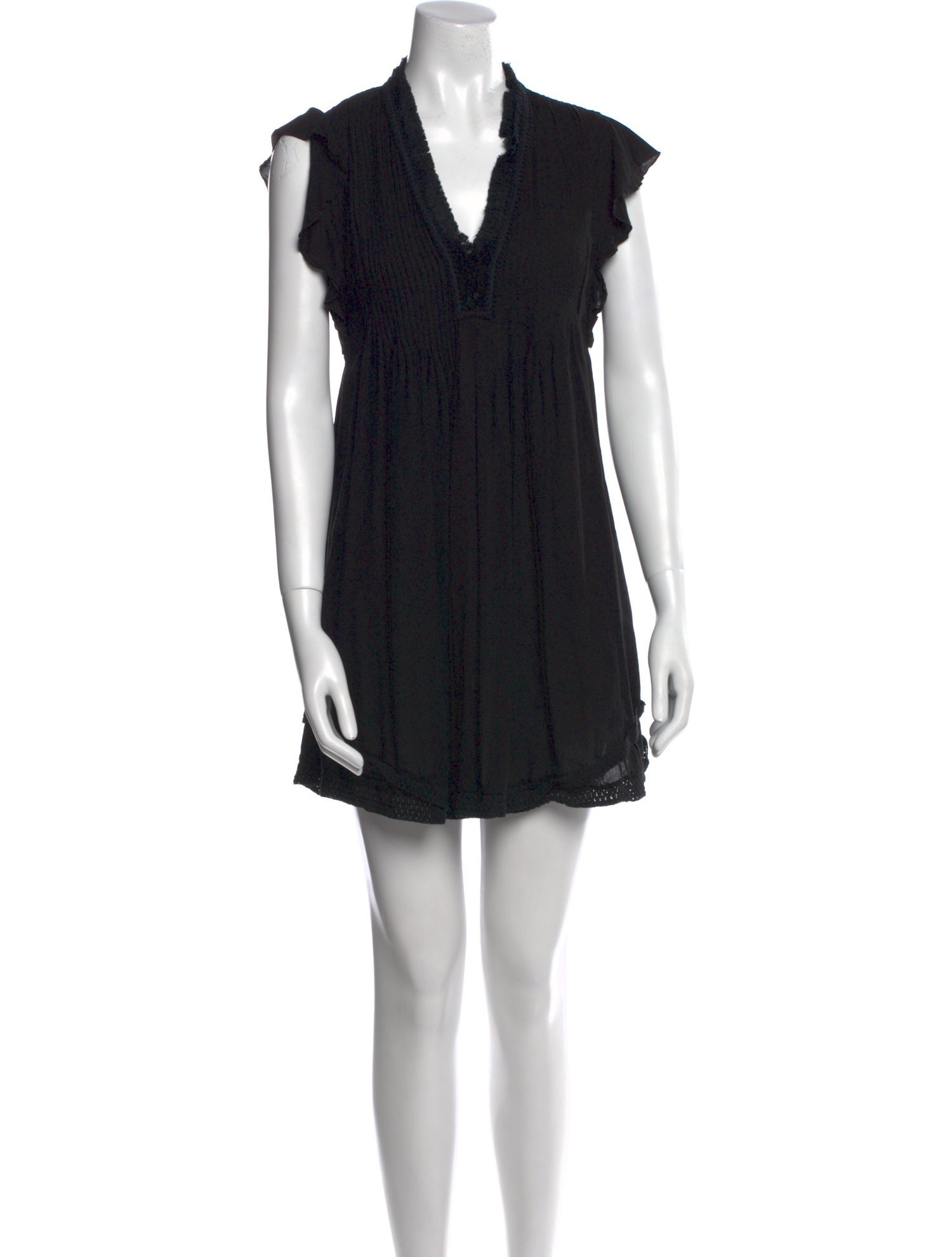 Poupette St Barth V-Neck Mini Dress