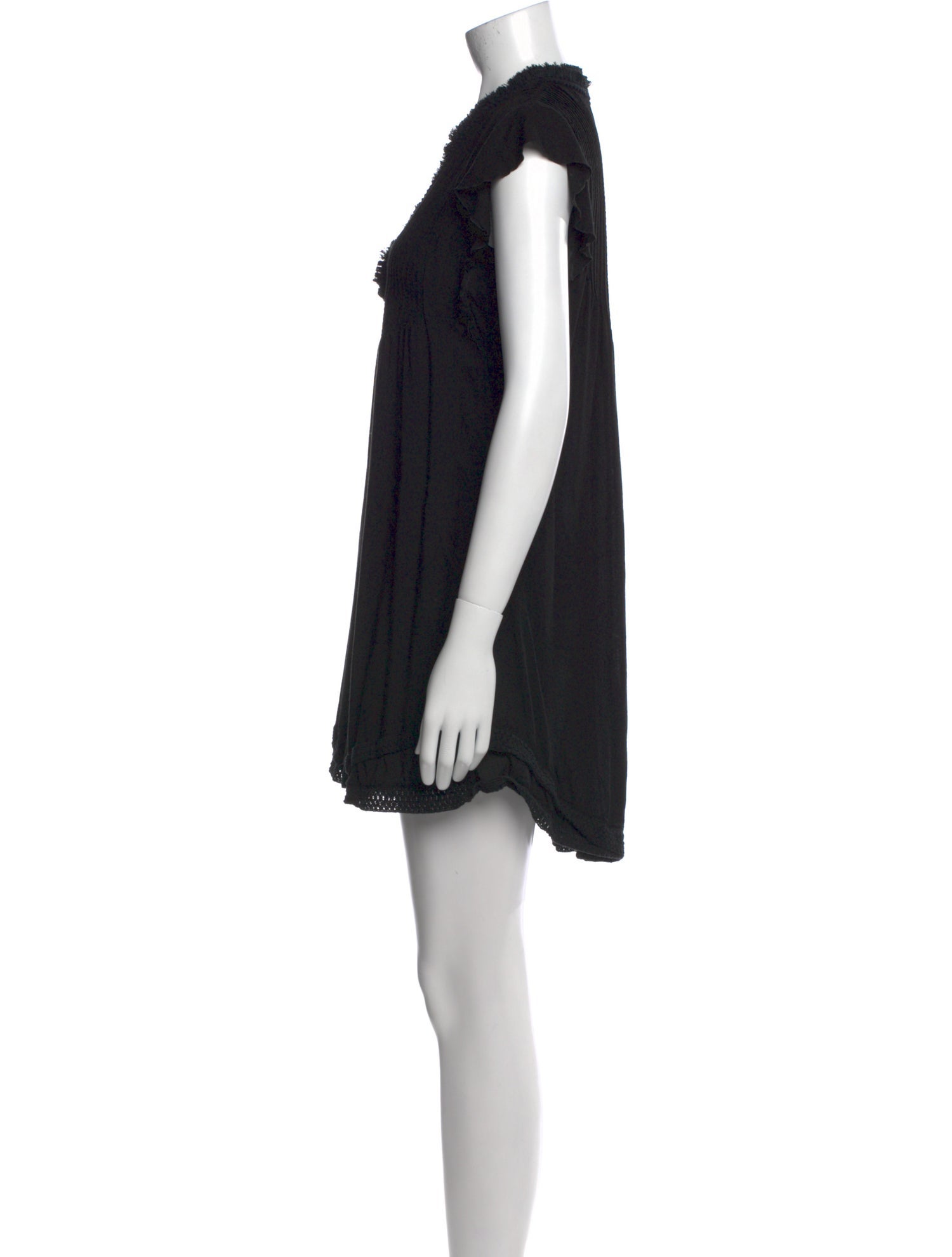 Poupette St Barth V-Neck Mini Dress