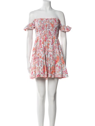 Poupette St Barth Floral Print Mini Dress
