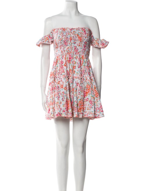 Poupette St Barth Floral Print Mini Dress