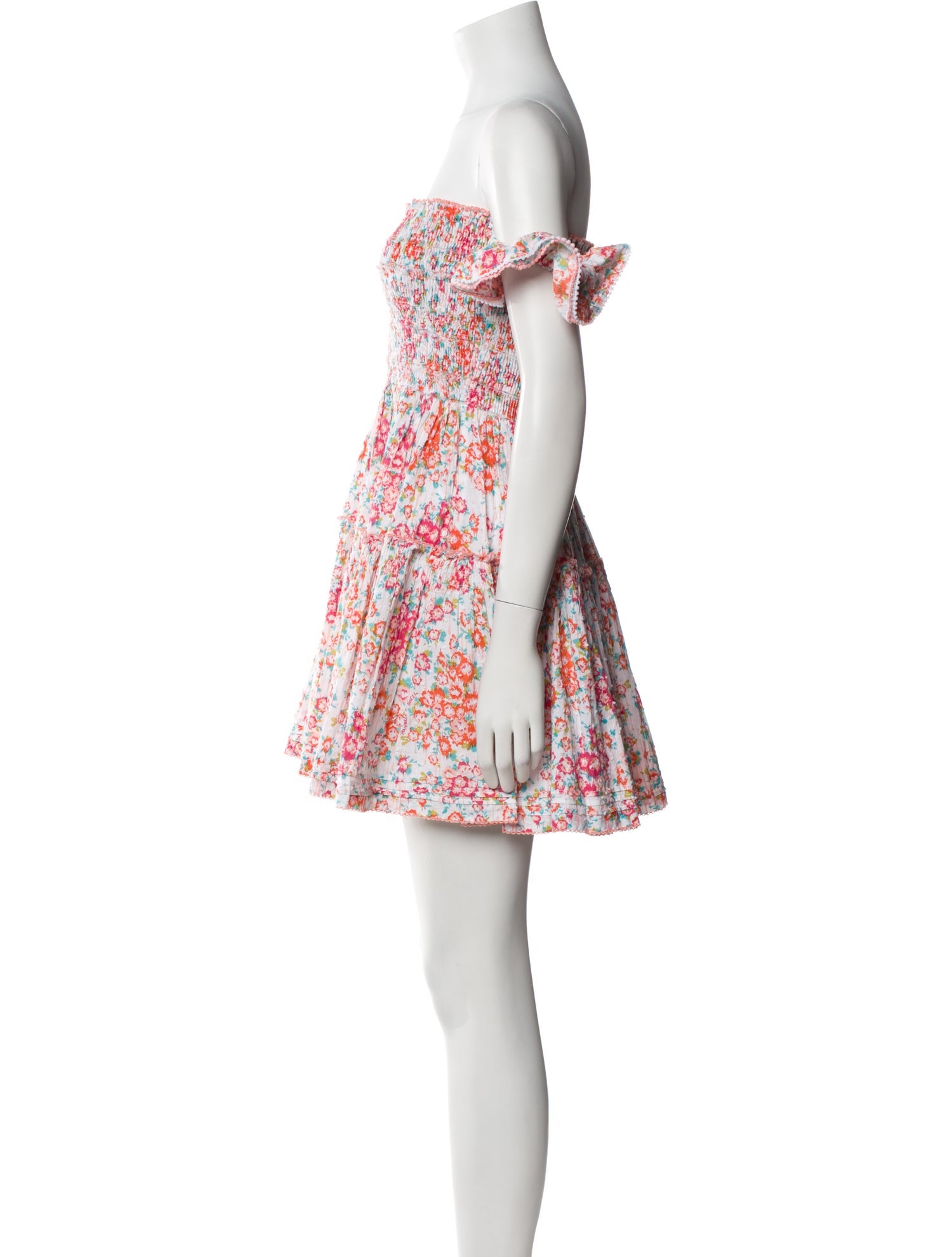 Poupette St Barth Floral Print Mini Dress