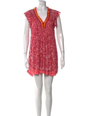 Poupette St Barth Printed Mini Dress