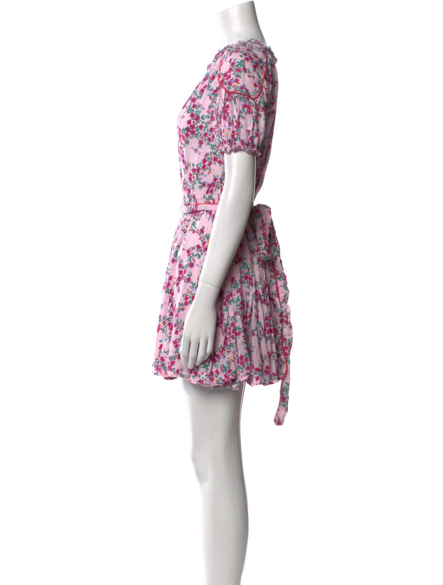 Poupette St Barth Floral Print Mini Dress
