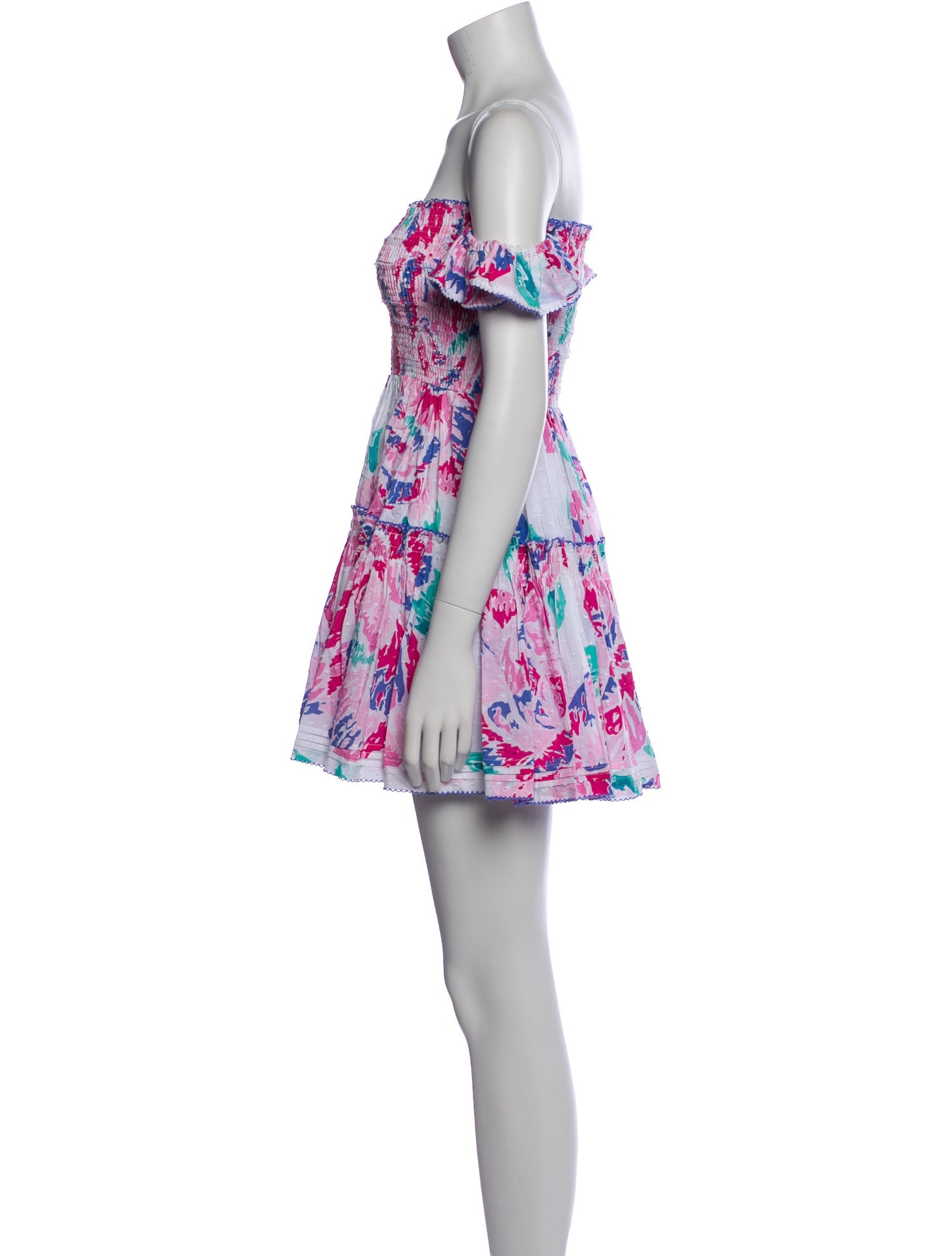 Poupette St Barth Floral Print Mini Dress