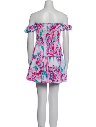 Poupette St Barth Floral Print Mini Dress