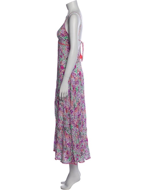 Poupette St Barth Floral Print Long Dress
