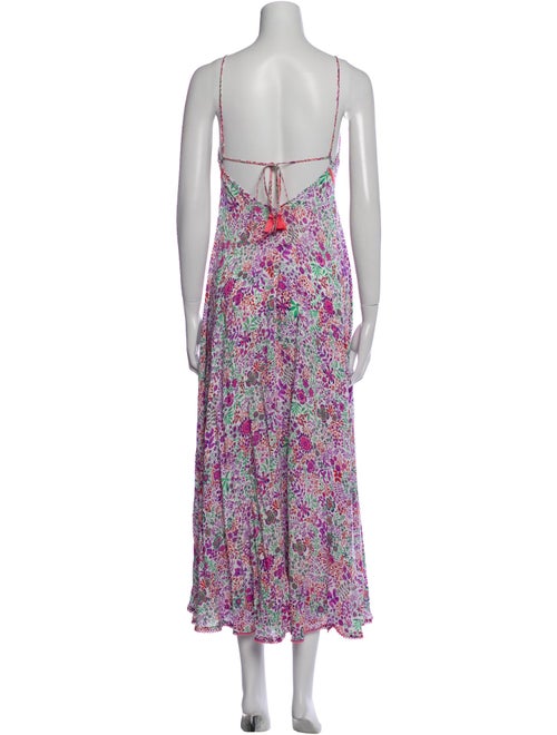 Poupette St Barth Floral Print Long Dress