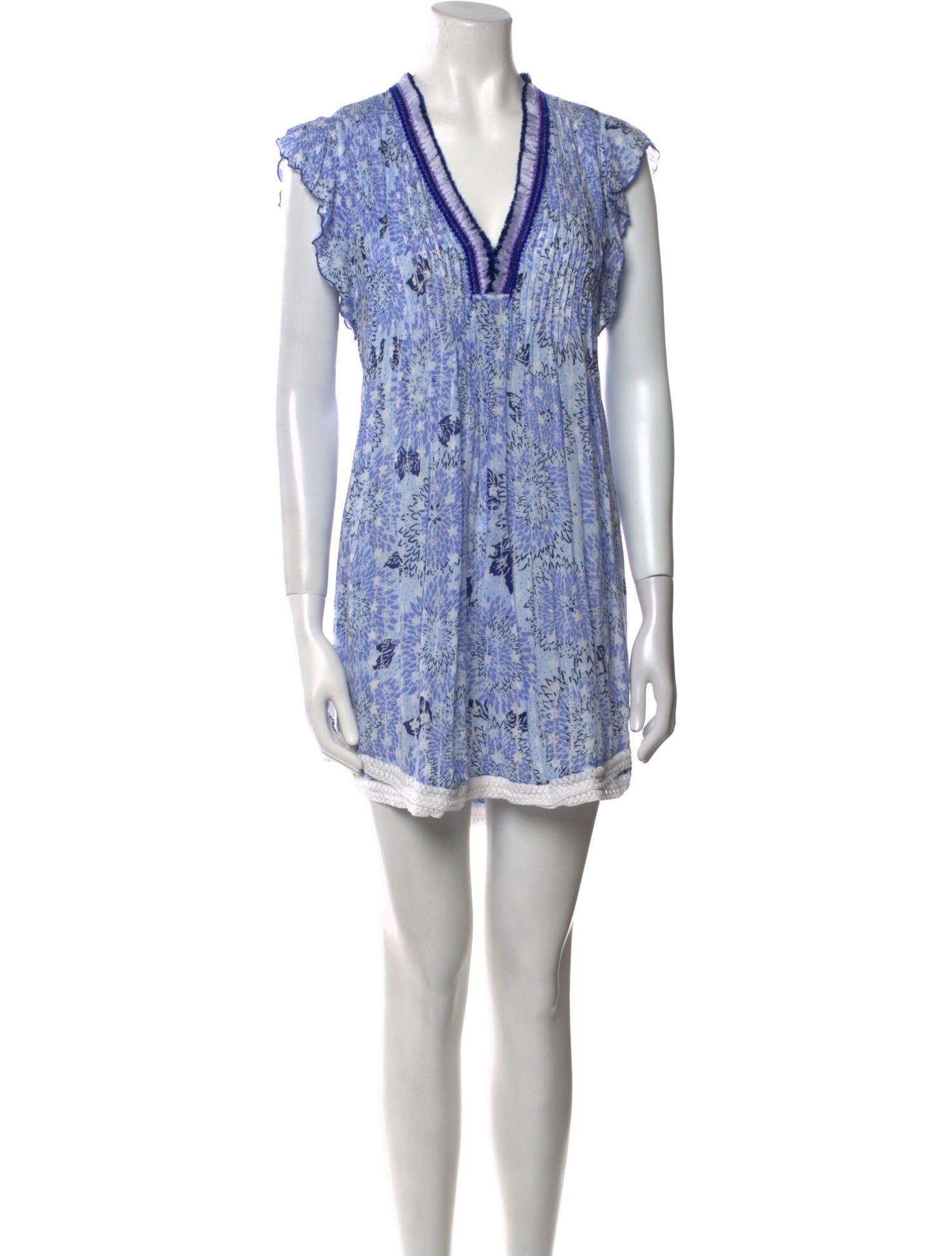 Poupette St Barth Printed Mini Dress