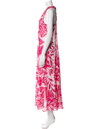 Poupette St Barth Floral Print Long Dress