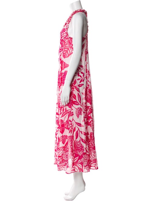 Poupette St Barth Floral Print Long Dress