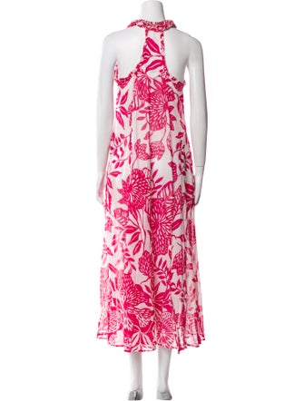 Poupette St Barth Floral Print Long Dress