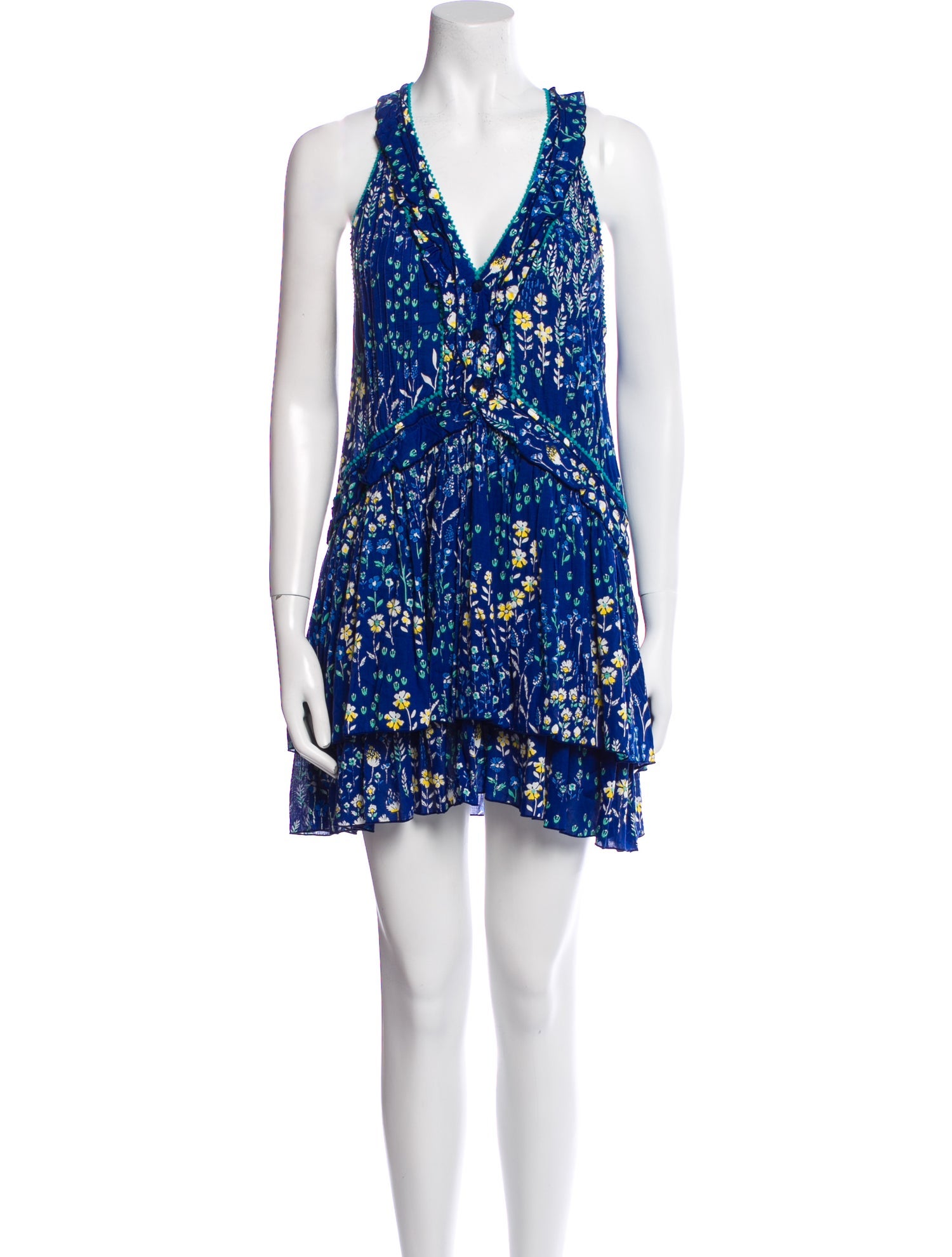 Poupette St Barth Floral Print Mini Dress