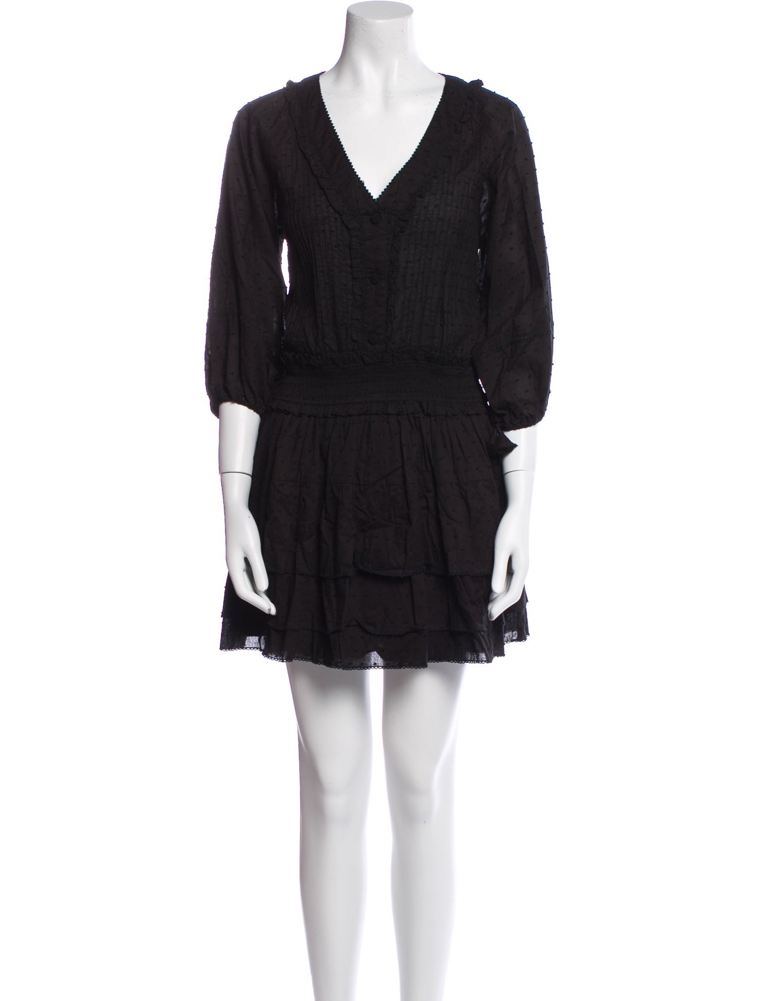 Poupette St Barth V-Neck Mini Dress w/ Tags