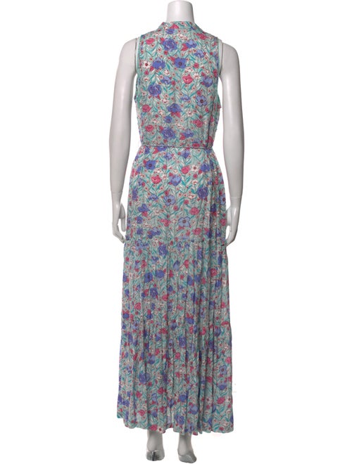 Poupette St Barth Floral Print Long Dress
